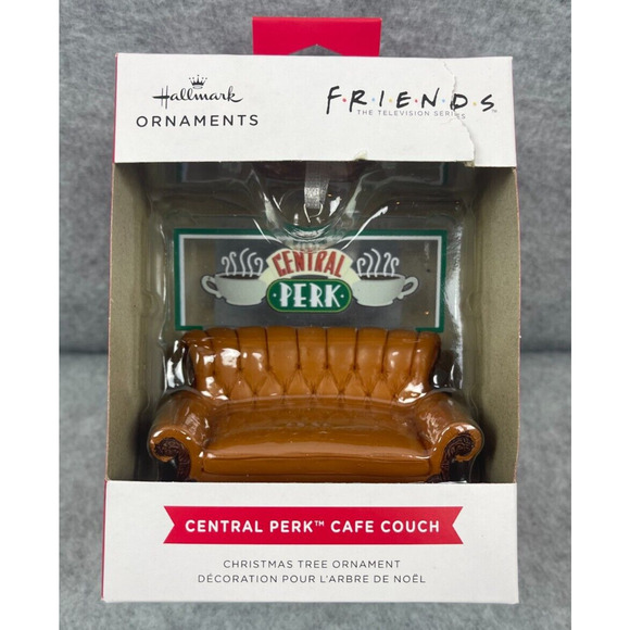 NEW 2021 Hallmark Friends TV Show Central Perk Cafe Couch Tree Ornament - Picture 1 of 2